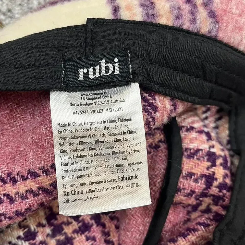 Cotton-on Women's Purple and Pink Hat